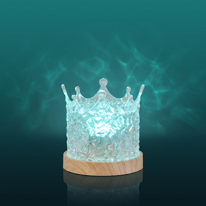 Crown style ripple lamp
